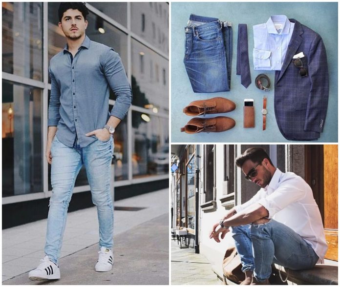 4 cách phối đồ cùng quần jeans chất lừ nam tính 5