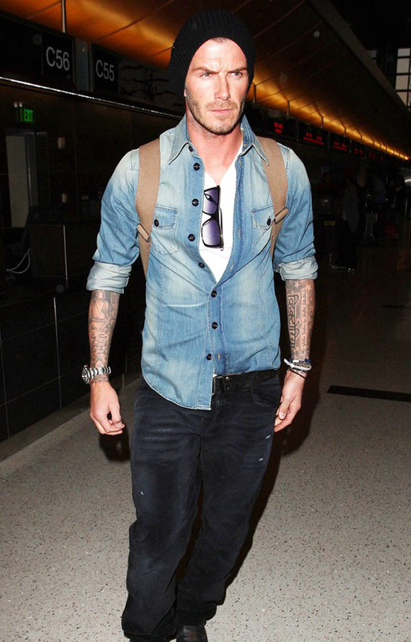 Bí quyết diện jeans chuẩn David Beckham 10