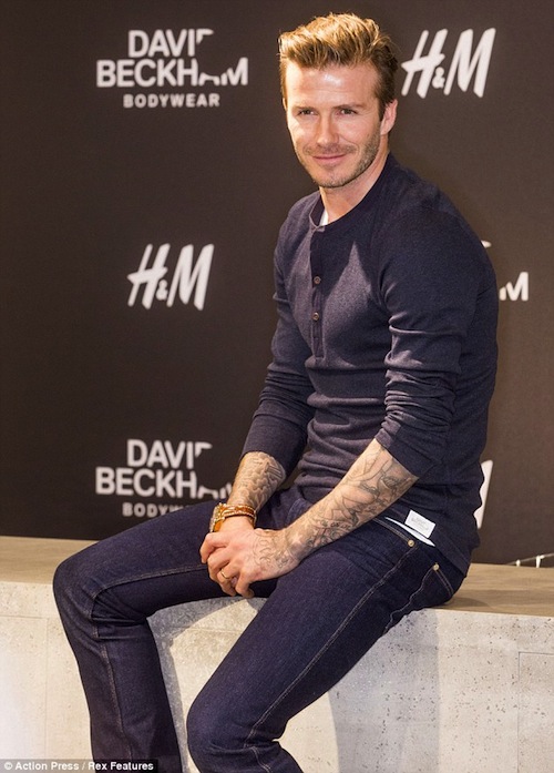 Bí quyết diện jeans chuẩn David Beckham 1