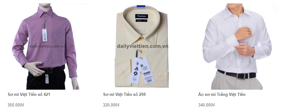 Giá áo sơ mi Việt Tiến quý 1 năm 2020 24