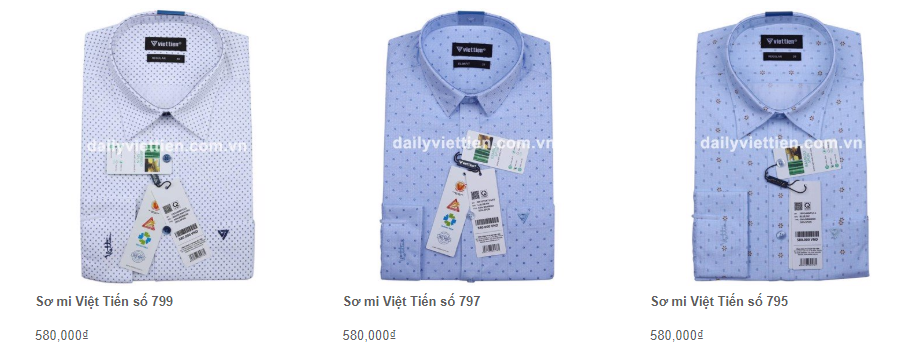 Giá áo sơ mi Việt Tiến quý 1 năm 2020 38