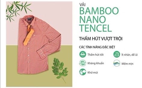 Vải Bamboo NANO TENCEL Việt Tiến