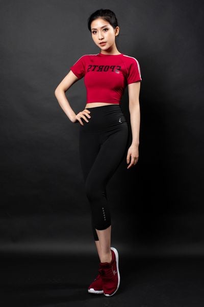 áo croptop tập gym nữ