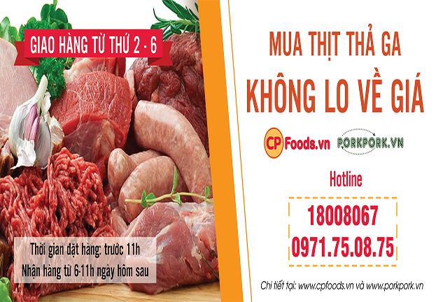 CPFoods thông báo thay đổi thời gian giao hàng