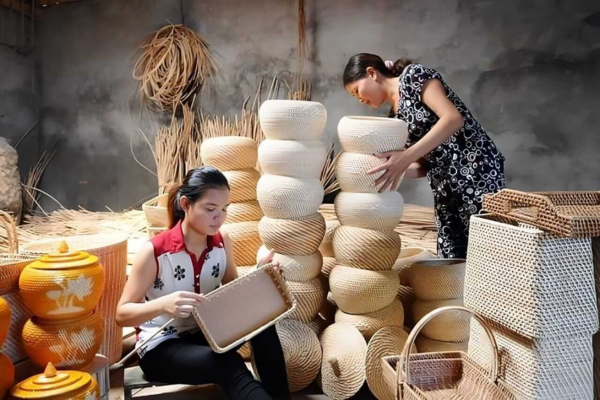 Kinh nghiệm tham quan “xứ mây” của Hà Nội - Làng mây tre đan Phú Vinh