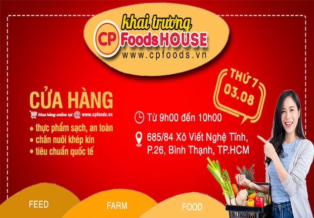 CPFoods House – Nguồn cung thịt sạch chuẩn 3F sắp có mặt tại TP. HCM