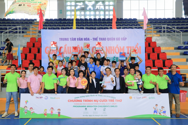 C.P.Việt Nam đồng hành cùng Chương trình Nụ cười trẻ thơ