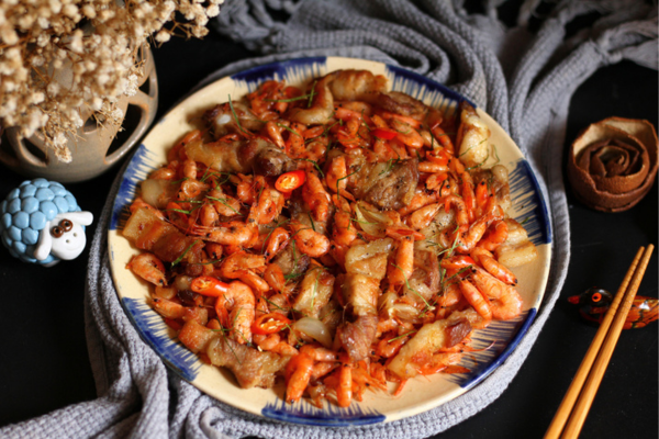 Cách làm tép đồng rang ba chỉ