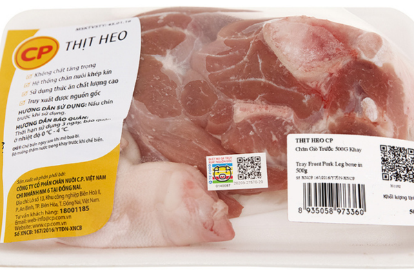 Các loại thịt heo CP tại Bách hoá XANH