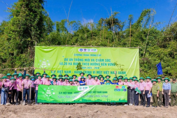 C.P. Việt Nam bàn giao dự án trồng và chăm sóc rừng tại Tà Thiết, tỉnh Bình Phước