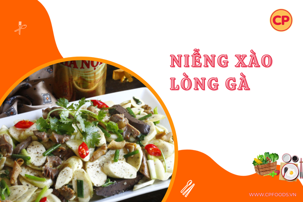 Niễng xào lòng gà