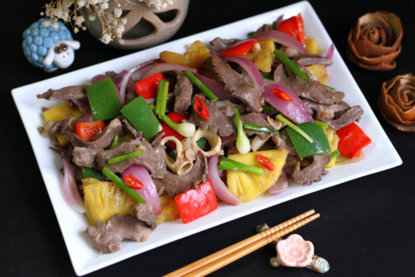 Cách làm tim heo xào chua ngọt