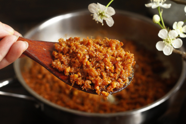 Cách làm mắm tép chưng thịt Hàng Bè