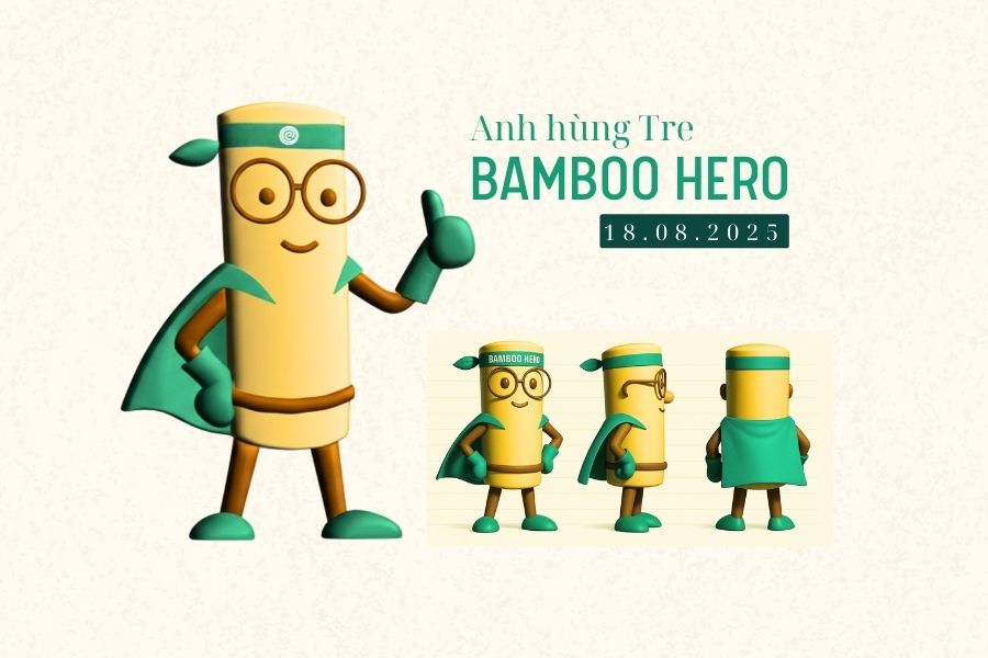 Bamboo Hero chính thức ra mắt Anh hùng Tre - Biểu tượng mới cho sứ mệnh xanh