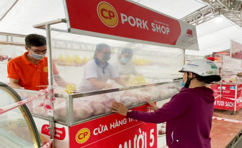 C.P. Việt Nam mở hàng loạt điểm bán thịt, trứng… bình ổn giá
