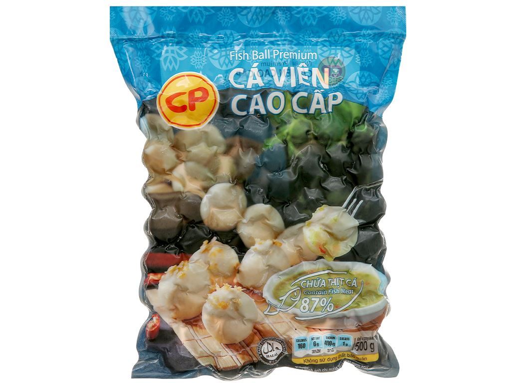 Cá viên cao cấp C.P gói 500g