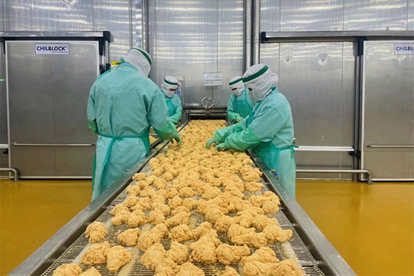 CPV Food Bình Phước xuất khẩu 33,6 tấn thịt gà đầu tiên sang Nhật