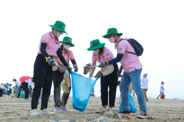C.P. Việt Nam tham gia làm sạch bãi biển 2023 tại Bà Rịa Vũng Tàu