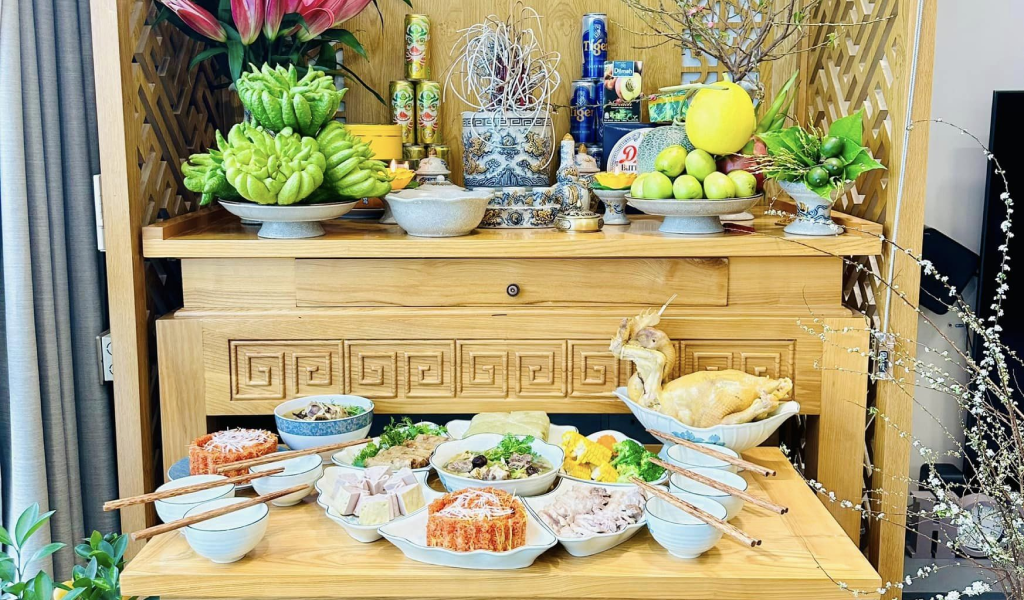 Mâm cỗ ngày Tết Việt Nam- Truyền thống và hiện đại