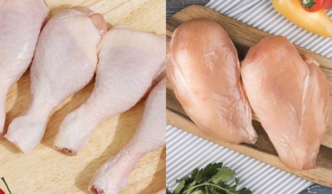 Ức gà và đùi gà lựa chọn nào là tốt hơn đối với sức khỏe?