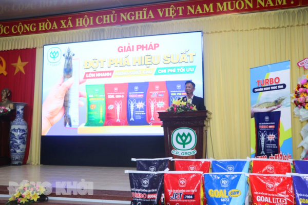 Hội thảo chia sẻ giải pháp đột phá hiệu suất trong nuôi tôm công nghệ cao