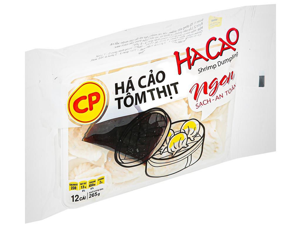 Há cảo tôm thịt C.P khay 265g