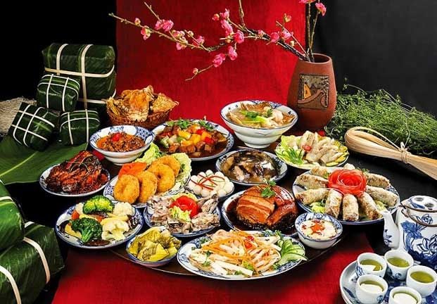 Mâm cỗ ngày Tết hai miền Nam – Bắc giống và khác nhau như thế nào?