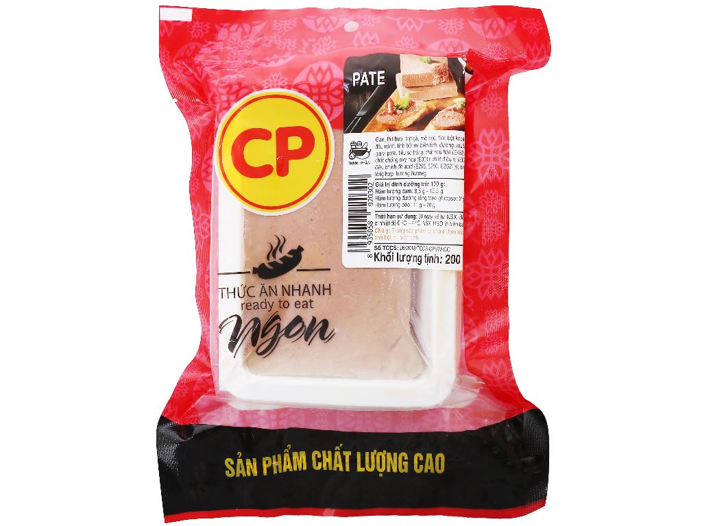 Pate gan C.P gói 200g