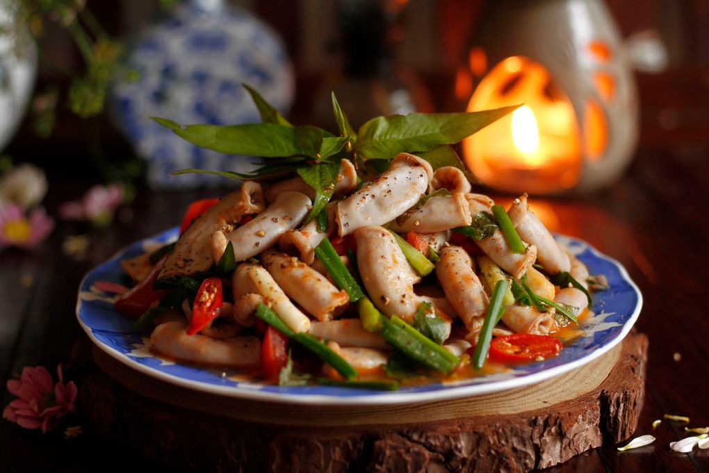 Cách làm lòng thuôn hành răm - Món đưa cơm