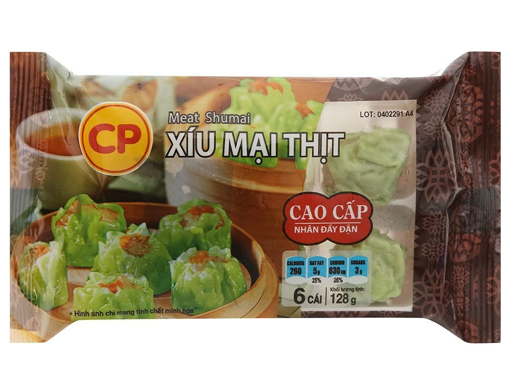 Xíu mại thịt C.P gói 128g