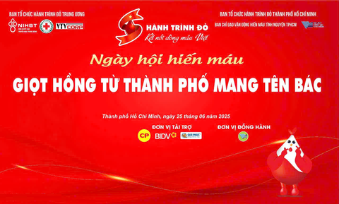 CHÀO MỪNG HÀNH TRÌNH ĐỎ 2025 - GIỌT HỒNG TỪ THÀNH PHỐ MANG TÊN BÁC