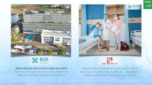 Hoa Tay hân hạnh đồng hành cùng Bệnh viện Đại học Y Dược Buôn Mê Thuột