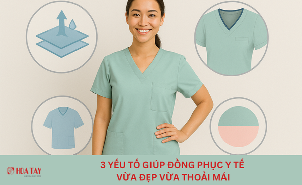 3 Yếu Tố Giúp Đồng Phục Y Tế Vừa Đẹp Vừa Thoải Mái