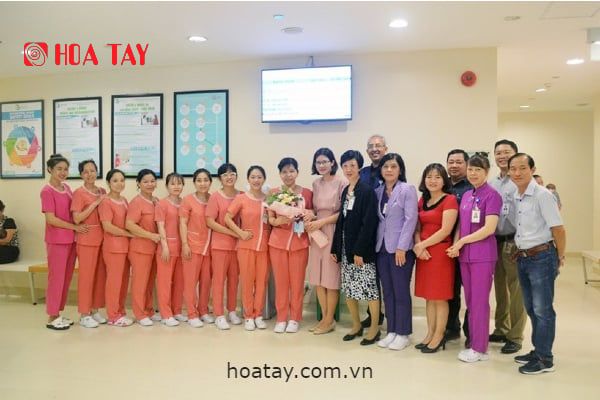 Đồng phục sản phụ bệnh viện Hạnh Phúc - Công ty đồng phục Hoa Tay