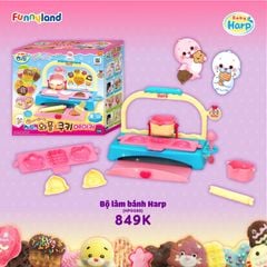 Trở thành siêu đầu bếp nhí với Bộ làm bánh HARP