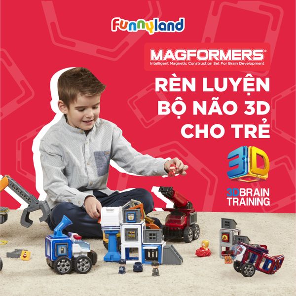 Magformers - rèn luyện bộ não 3D cho trẻ