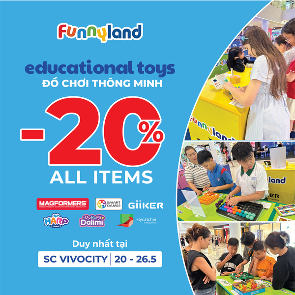 Lễ Hội Đồ Chơi Thông Minh tại Funnyland SC VivoCity