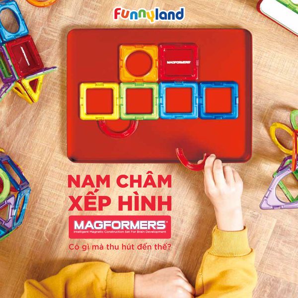 Nam châm xếp hình Magfomers có gì mà thu hút đến thế?