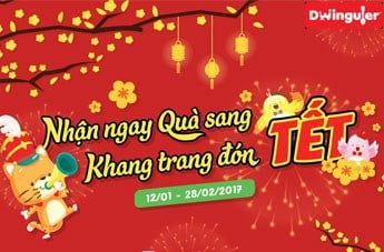 NHẬN QUÀ SANG – KHANG TRANG ĐÓN TẾT CÙNG DWINGULER