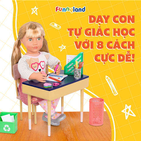 Dạy con tự giác học với 8 cách cực dễ!