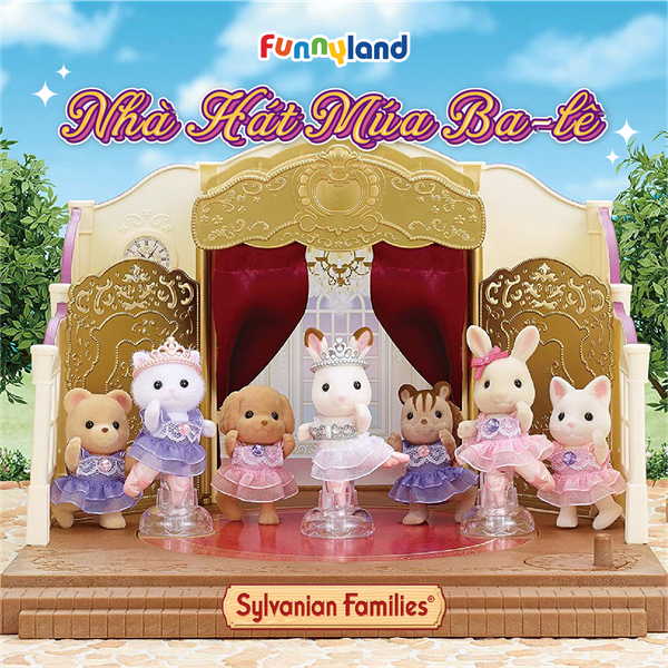 Tô điểm BST Sylvanian Families của bạn với Nhà hát múa Ballet!!!
