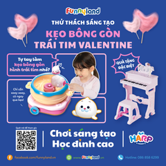 Thử Thách Sáng Tạo - Kẹo Bông Gòn Trái Tim Valentine Cùng Funnyland nhận ngay quà bự!!!