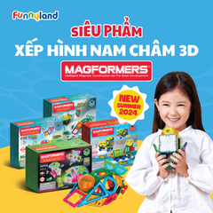 Khám Phá Thế Giới Sáng Tạo cùng Siêu Phẩm Xếp Hình Nam Châm 3D Magformers Hè 2024