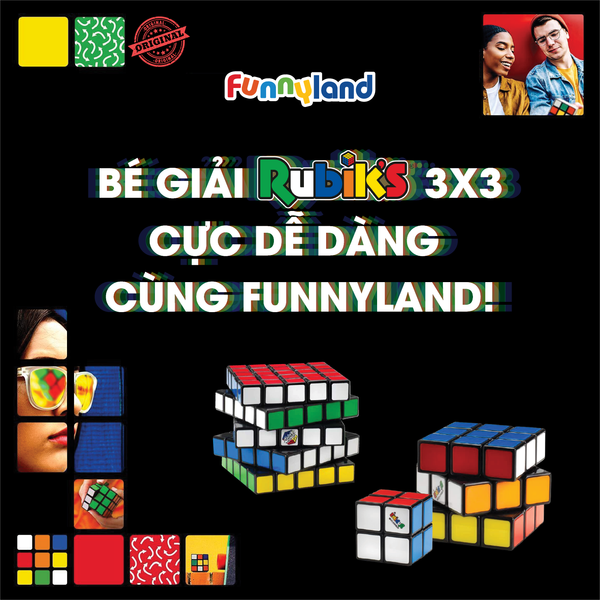 Bé giải Rubik's 3x3 cực dễ dàng cùng Funnyland!