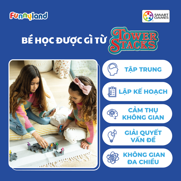 🌟Khám Phá Thế Giới Kỹ Năng Cùng Tower Stacks SmartGames 🌟