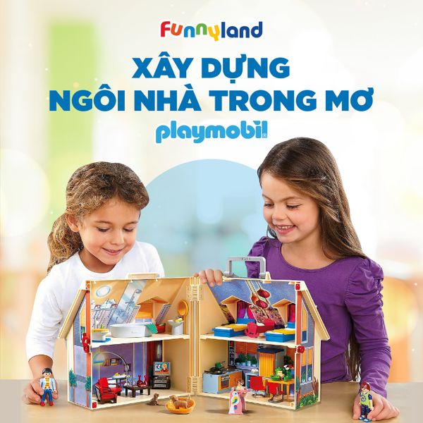 Xây dựng ngôi nhà trong mơ cùng Playmobil
