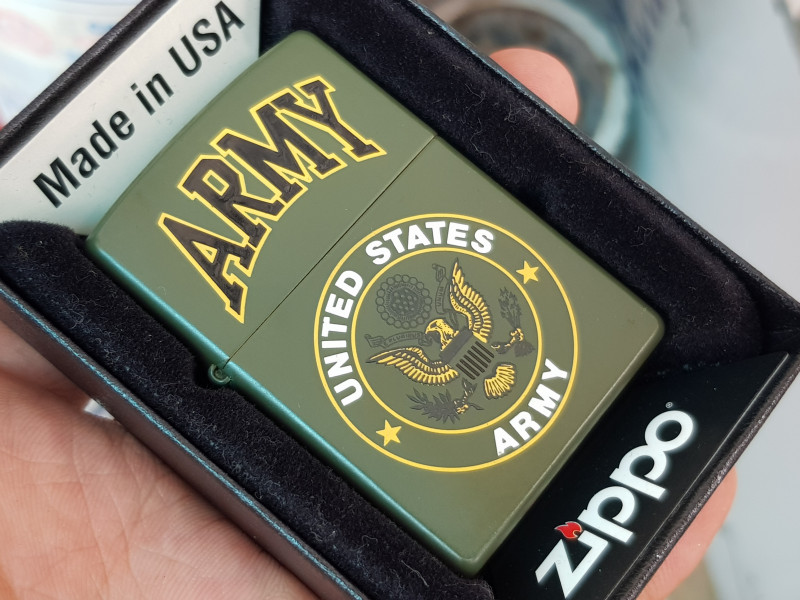 bật lửa zippo army