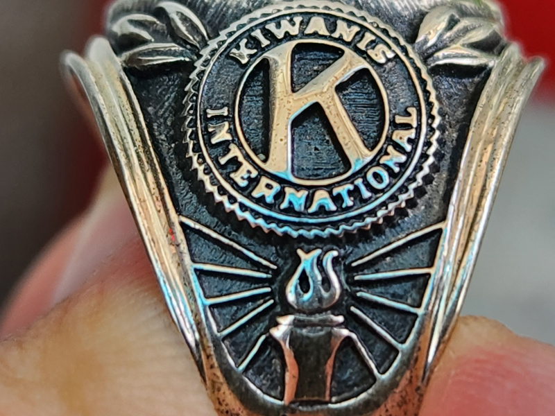 nhẫn mỹ bạc xưa past president Kiwanis International