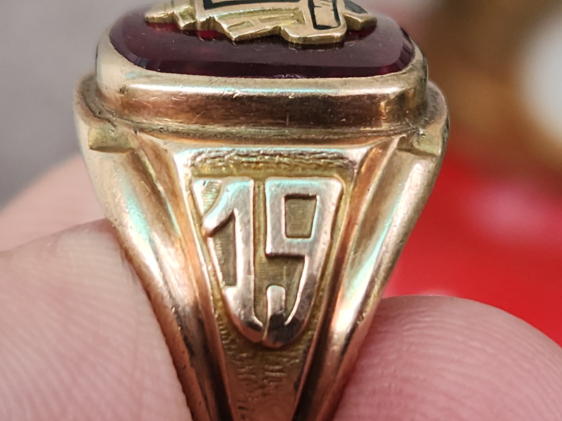 nhẫn mỹ cổ xưa năm 1939 vàng 10k