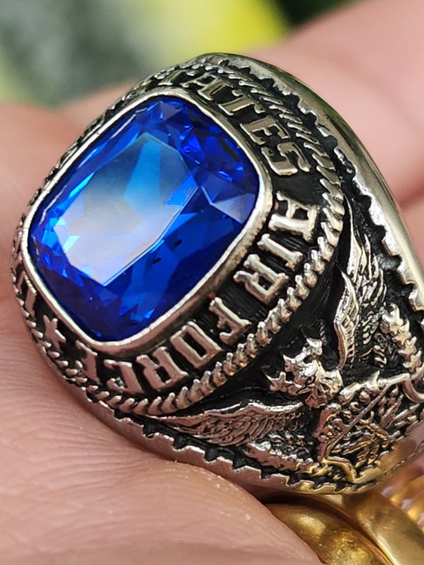 nhẫn mỹ xưa Air Force hãng Jostens ltm
